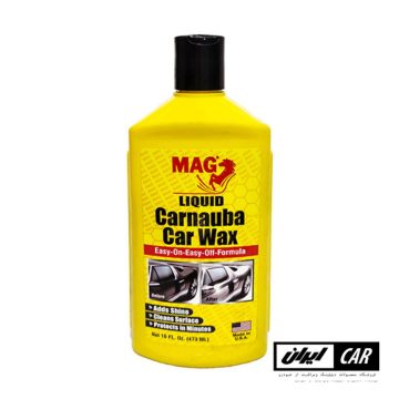 واکس و پولیش ماشین مایع مگ مدل MAG Liquid Carnauba car Wax & Polish