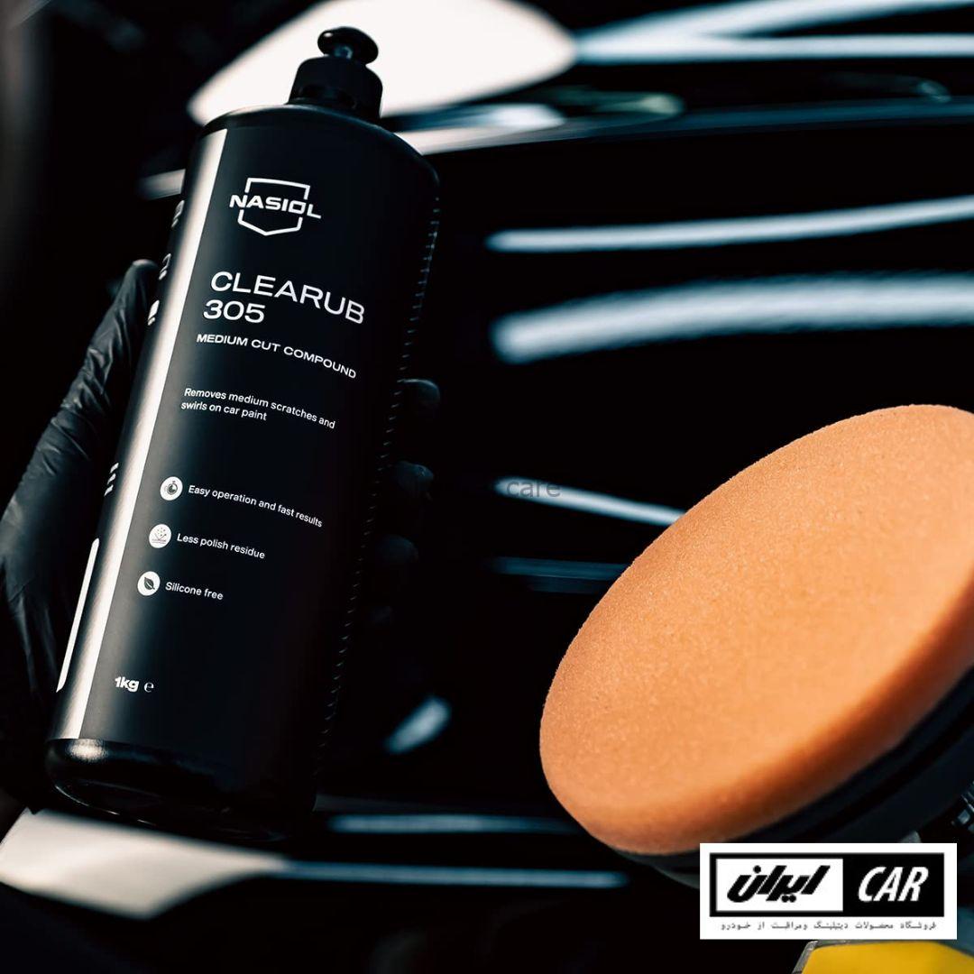 پولیش متوسط خودرو ناژول مدل Nasiol CleaRub 305