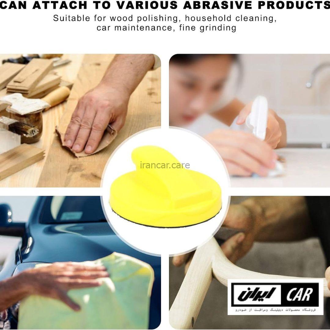 سنباده زن دستی ژله ای گرد 150 میلیمتر مدل Round Gel Hand Sander