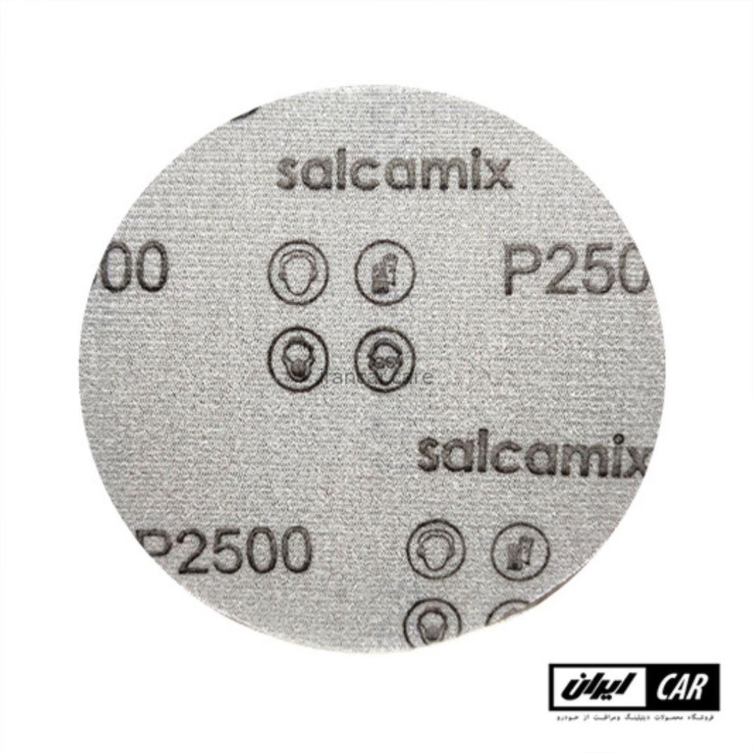 سنباده گرد پشت کرکی 2500 سایز 125 میلیمتری Salcamix Round Sandpaper