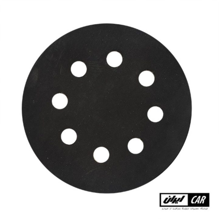 سنباده گرد پشت کرکی سوراخ دار 2000 سایز 125 میلیمتری Salcamix Round Sandpaper