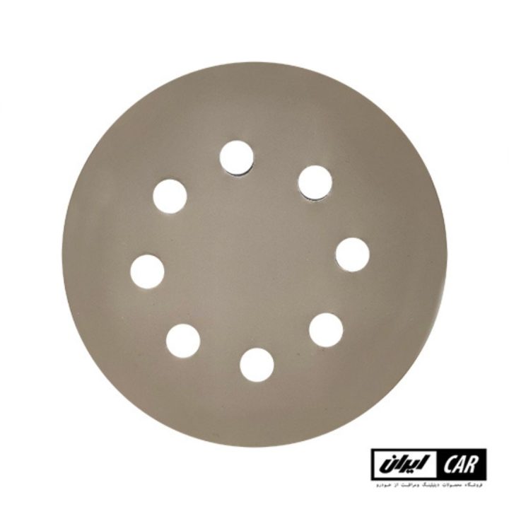 سنباده گرد پشت کرکی سوراخ دار 3000 سایز 125 میلیمتری Salcamix Round Sandpaper