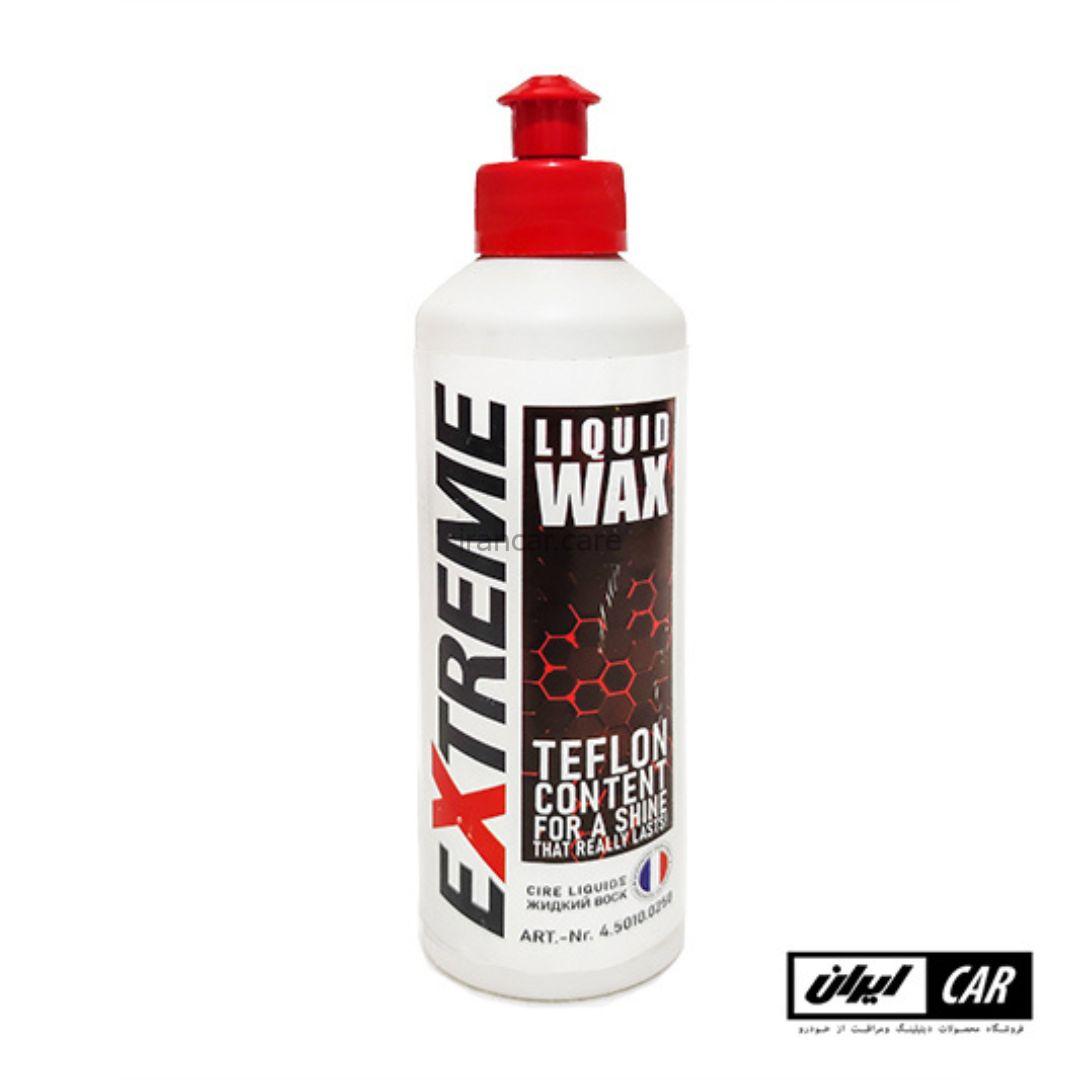 واکس تفلون رنگ خودرو اکستریم مدل Exterme wax liquid teflon 250ml