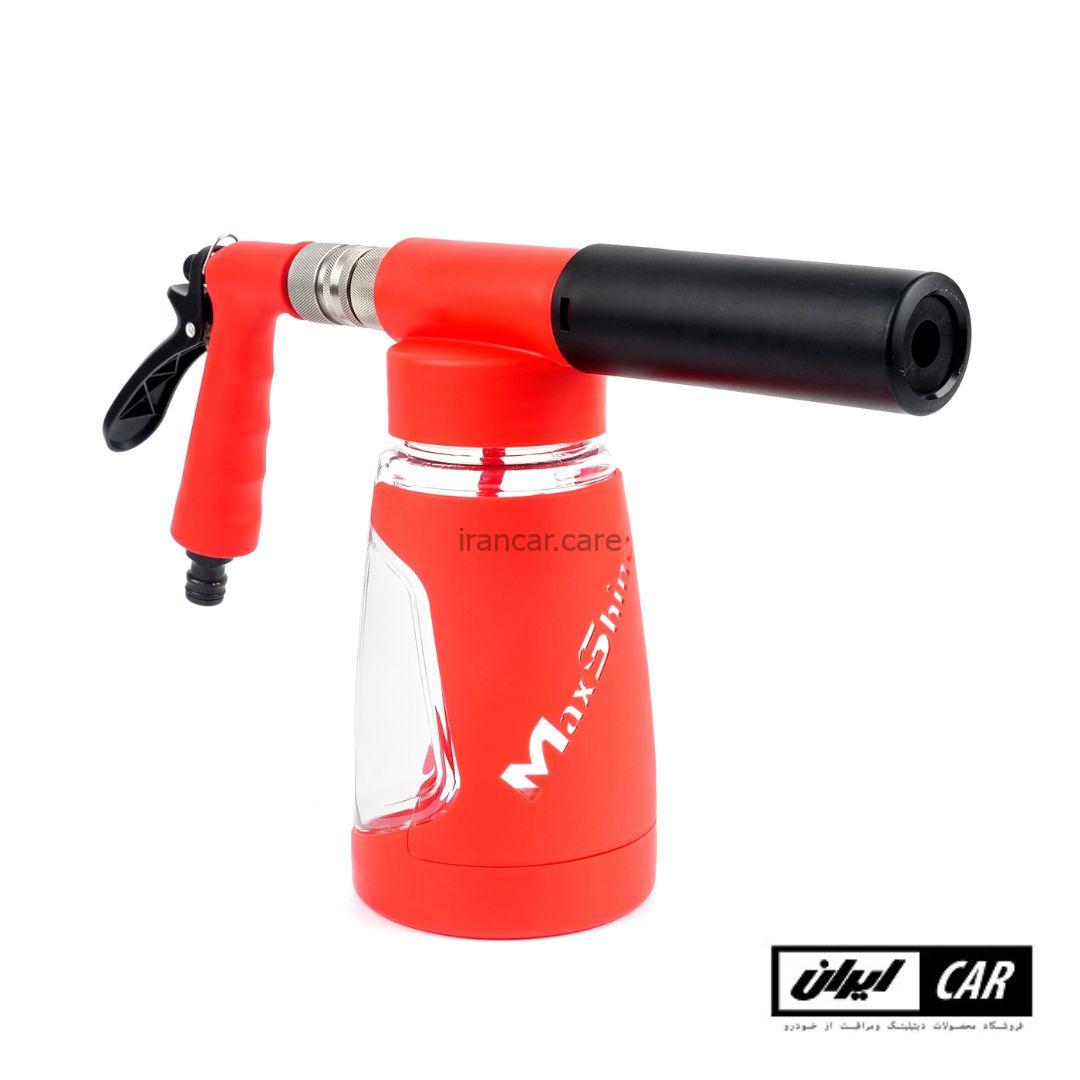 تصویر دستگاه گان کف پاش شیلنگ آبی مکس شاین مستر مدل Maxshine Snow Master Foam Gun V2