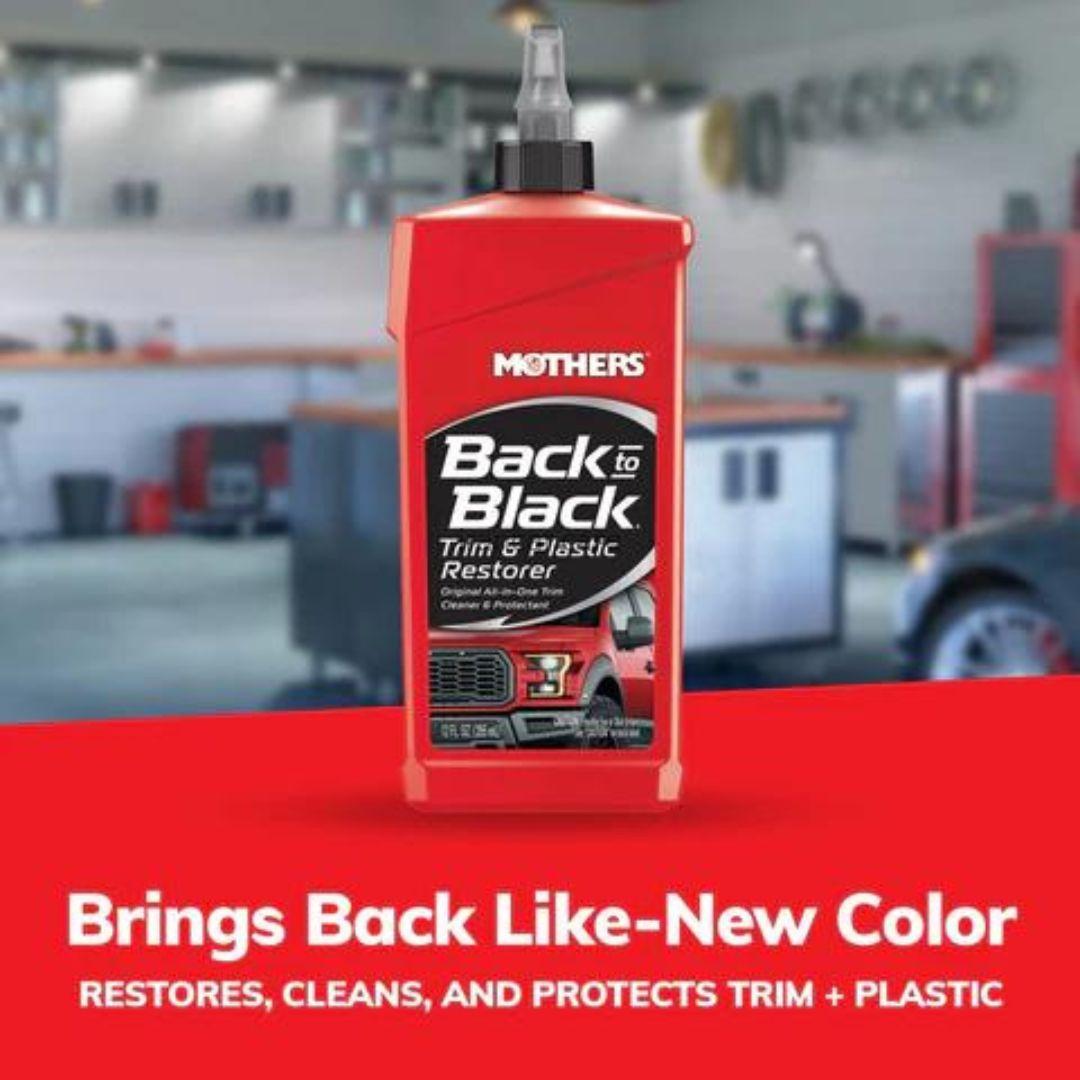 مایع ترمیم کننده پلاستیک خودرو مادرز مدل Mothers Back-to-Black Trim & Plastic Restorer