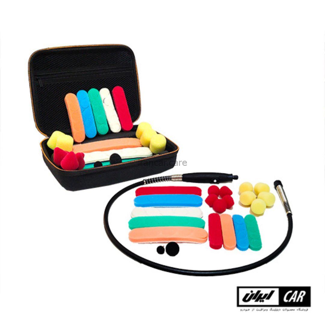 کیت دستگاه پولیش انگشتی و مینیاتوری شاین میت مدل Shine Mate Mini Polisher MPK3