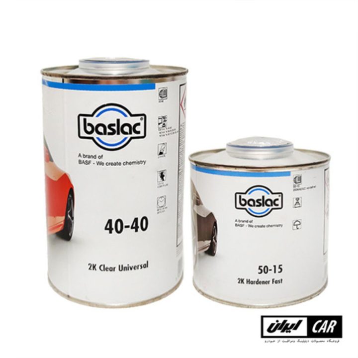 کیلر و هاردنر دوقلو ضدخش باسلاک مدل Baslac Clearcoats 40-40