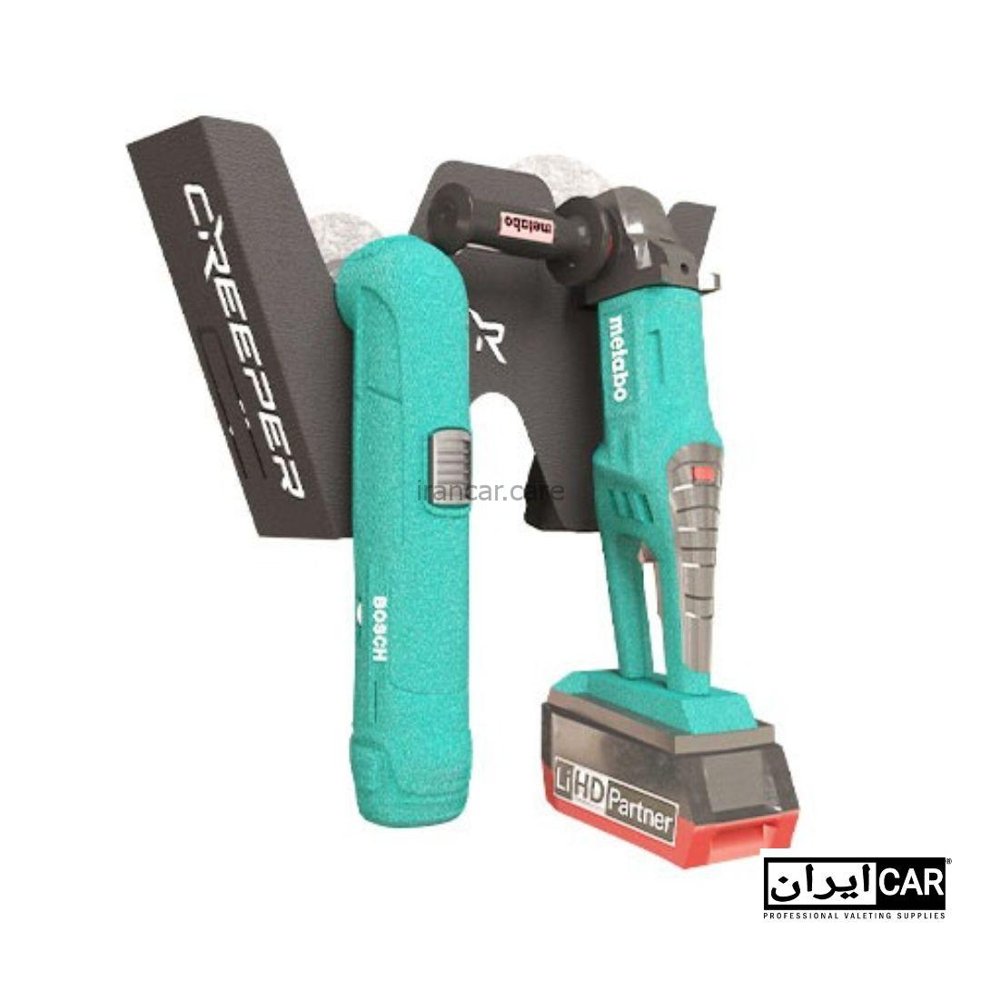 هولدر دو تایی مشکی دستگاه پولیش کریپر مدل Creeper Polisher Holder W 2 Black