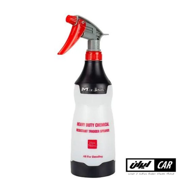 تصویر بطری اسپری مواد پاش دیتیلینگ مکس شاین مدل MaxShine Heavy Duty Spray Bottle Black