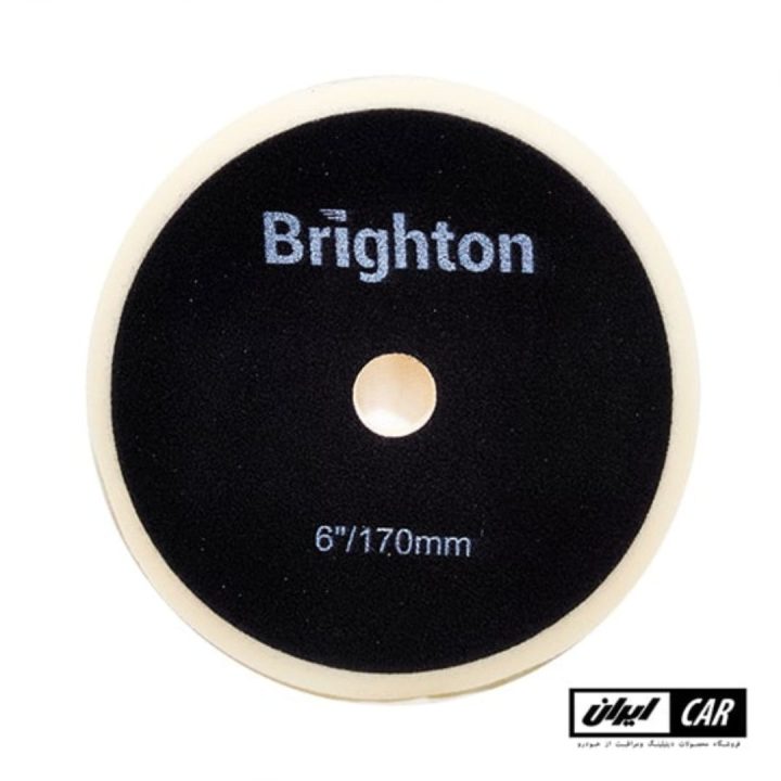 پد پولیش زبر دوال اکش 150 میلی متری برایتون مدل Brighton dual action Cutting polishing pad mm150