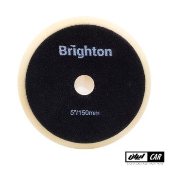 پد پولیش زبر دوال اکش 125 میلی متری برایتون مدل Brighton dual action Cutting polishing pad mm125