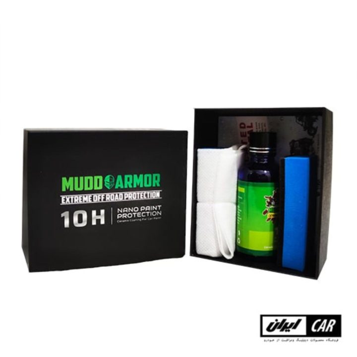 پوشش نانو سرامیکی بدنه خودرو آرمور مدل Mudd Armor 10h Nano Ceramic Coating