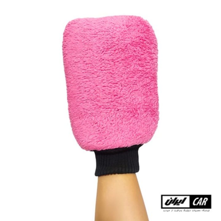 دستکش شستشوی خودرو میکرو کلین مدل Micro Cleane Microfiber chenille mitt double face