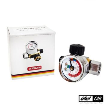 شیر تنظیم باد پیستوله رنگ سالکامیکس گیج دار عقربه ای مدل Salcamix Air Spray Gun Compressor