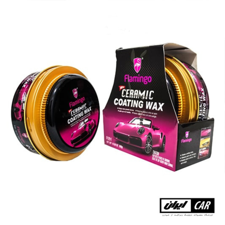 واکس نانو سرامیک بدنه خودرو مدل Flamingo Ceramic Coating Wax