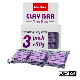 کیت سه عددی خمیر جرمگیر رنگ خودرو مکس شاین مدل Maxshine Clay Bar Heavy 3 pack