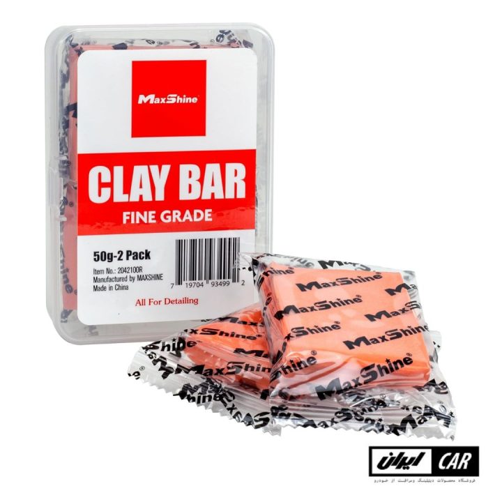 کیت 2 عددی خمیر کلی نرم بدنه خودرو مکس شاین Maxshine Fine Clay Bar 2 Pack