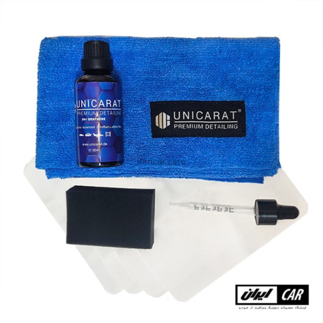 کیت نانو سرامیک خودرو گرافین یونی کارت مدل Unicarat 9H Ceramic Coating - Image 3