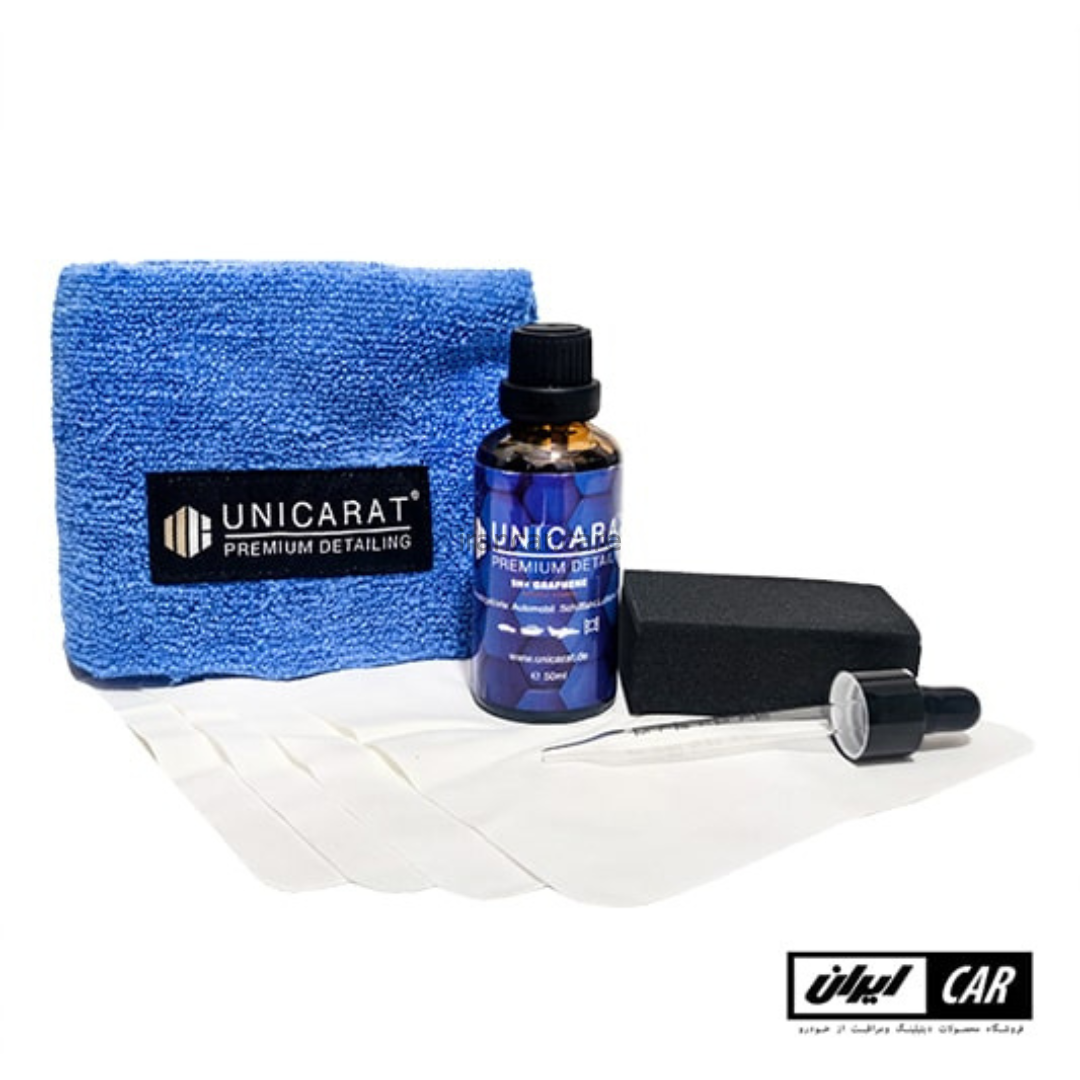 کیت نانو سرامیک خودرو گرافین یونی کارت مدل Unicarat 9H Ceramic Coating - Image 5