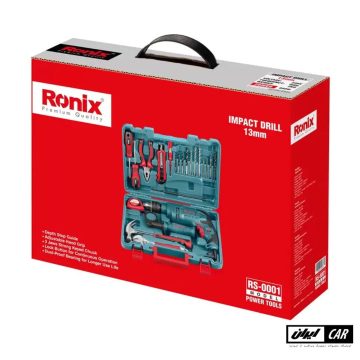 کیت دریل چکشی و ابزار رونیکس مدل RONIX IMPACT DRILL RS-0001