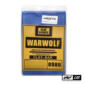 دستکش کلی بار خودرو وارولف مدل War Wolf Clay Bar 0986