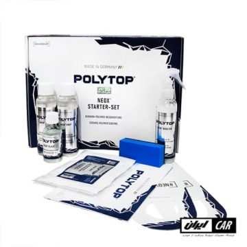 کیت پوشش نانو سرامیکی خودرو پلی تاپ مدل Polytop Neox Ceramic Polymer Coating Starter Kit