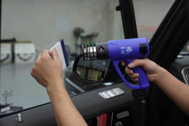 لیسه و کاردک اجرا کاور خودرو اس جی سی بی مدل SGCB PPF Felt Squeegee