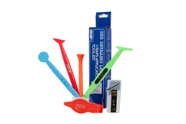 کیت کامل ابزار اجرای کاور محافظ بدنه و کابین خودرو مدل SGCB Wraps Applicator Tool Kit