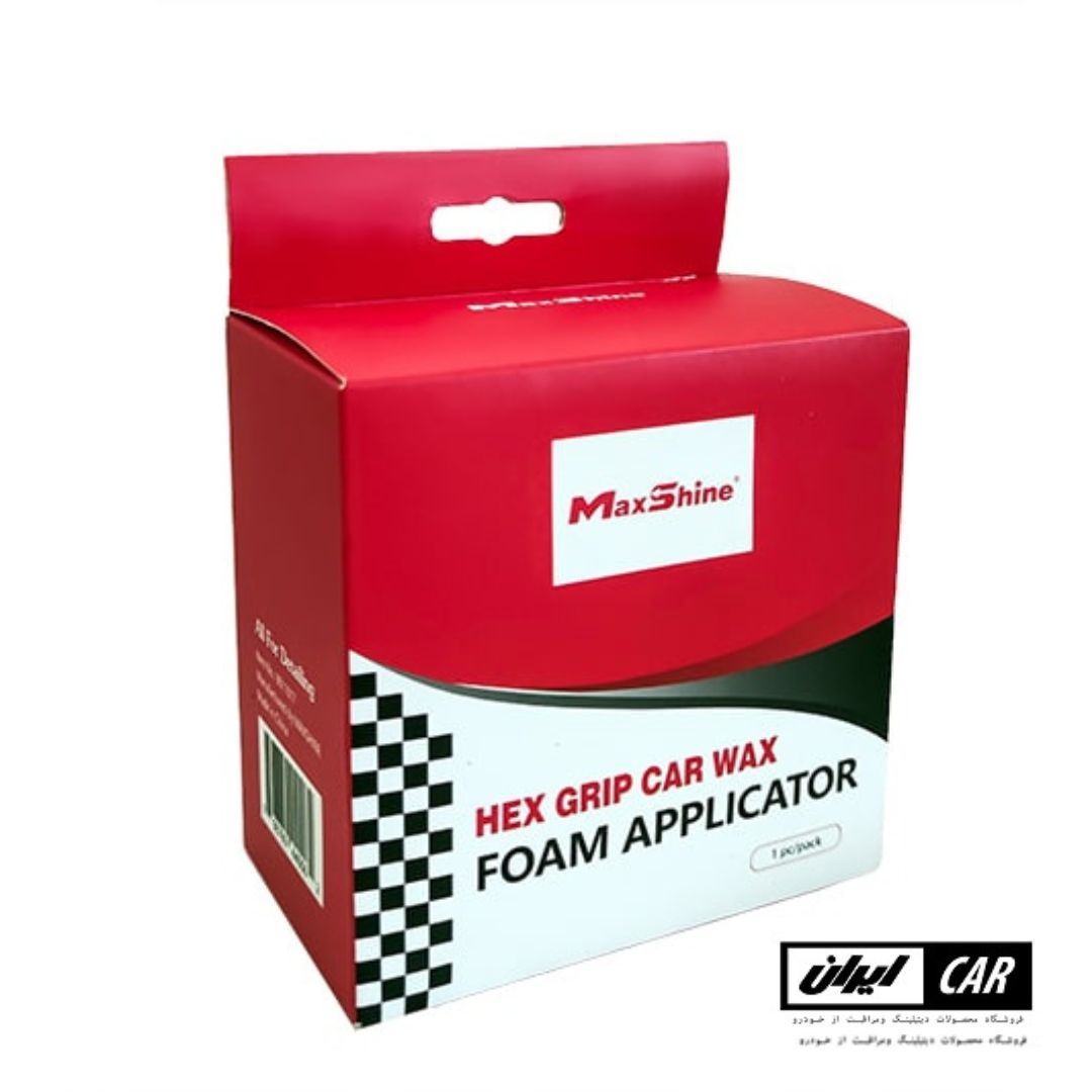 پد دستی اجرا پولیش واکس مکس شاین مدل Maxshin Foam Applicator