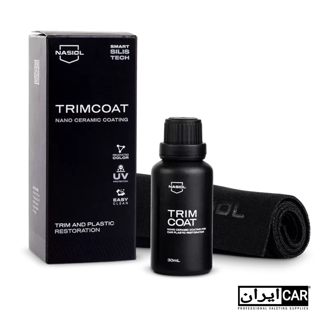 نانو سرامیک سطوح پلاستکی خودرو ناژول مدل Nasiol TRIMCOAT Nano Ceramic Coating