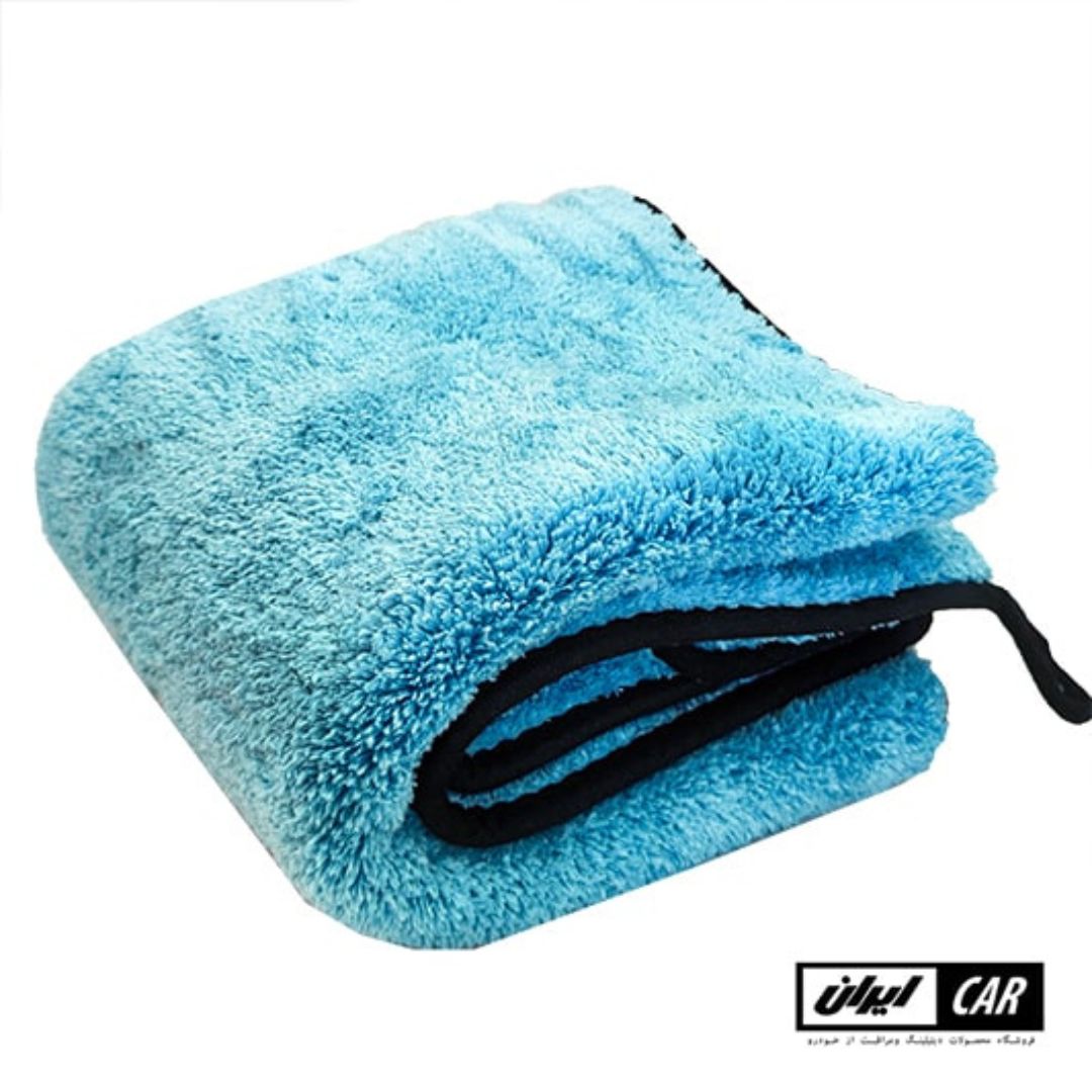 حوله خشک کن بدنه خودرو سایز بزرگ 75*45 رویال دیتیل آبی مدل Royal Detal Dry Towel Big