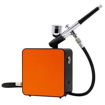 کیت ایربراش و پمپ باد برقی رویال مکس مدل Royal Max Mini Air Compressor Kit