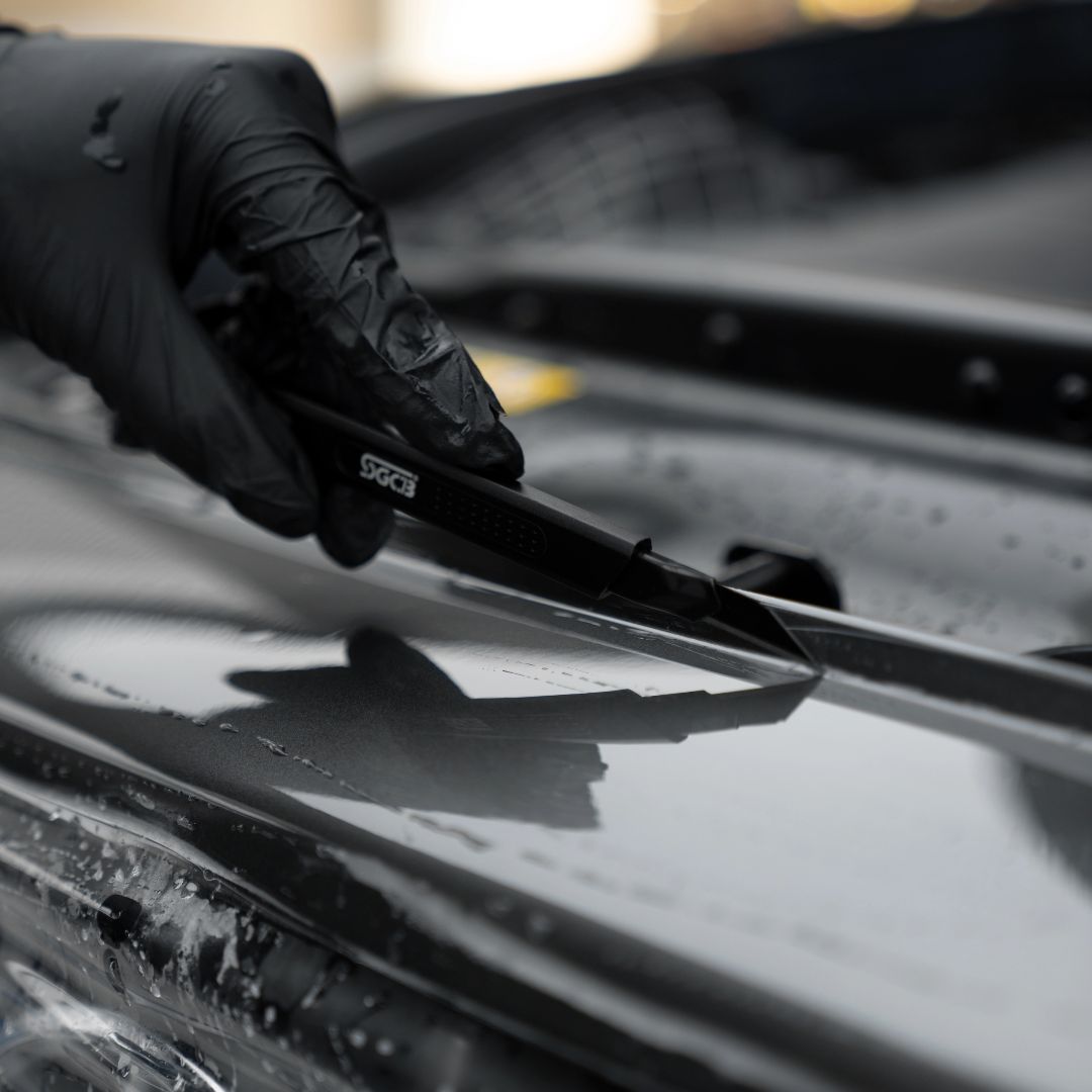 کاتر مشکی با زاویه 30 درجه مخصوص اجرا کاور خودرو مدل SGCB Black Blade 30 Degree