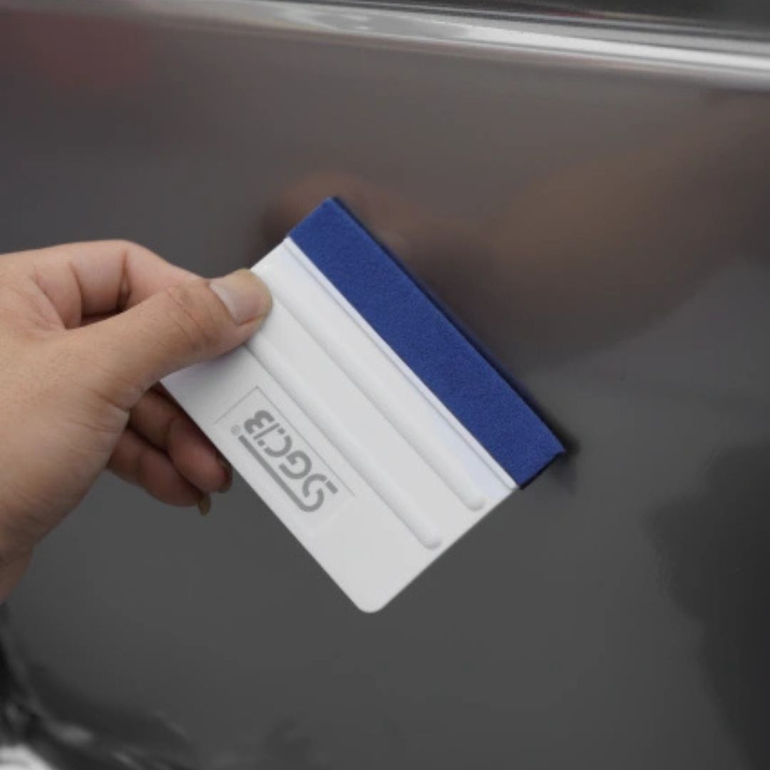 لیسه و کاردک اجرا کاور خودرو اس جی سی بی مدل SGCB PPF Felt Squeegee