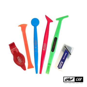 کیت کامل ابزار اجرای کاور محافظ بدنه و کابین خودرو مدل SGCB Wraps Applicator Tool Kit