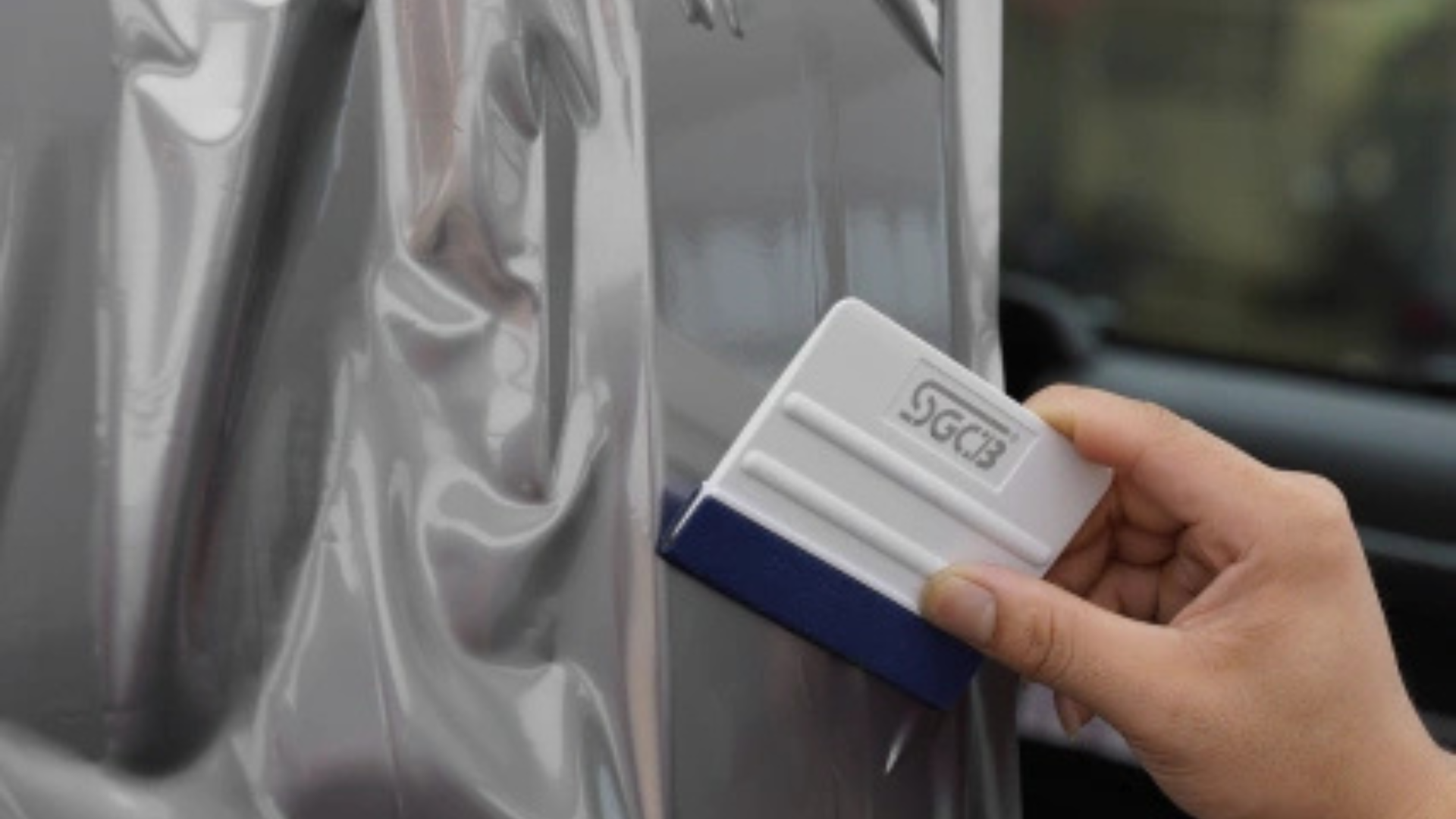 لیسه و کاردک اجرا کاور خودرو اس جی سی بی مدل SGCB PPF Felt Squeegee