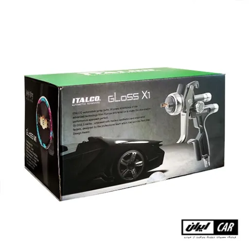 پیستوله رنگ حرفه ای سه تنظیم ایتالکو گلس مدل Italco Spray Gun GLOSS M1