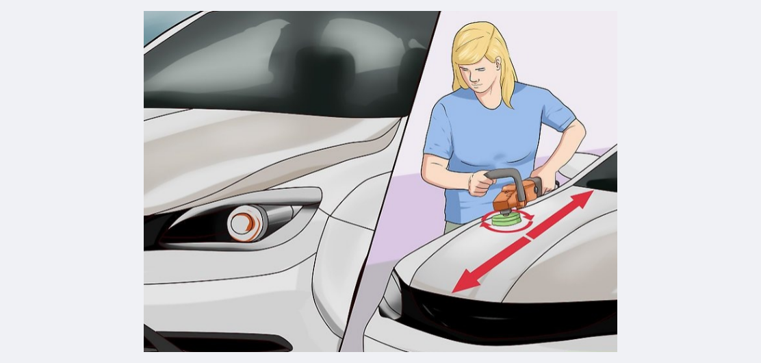 وقتی پولیش روشن رنگ قابل مشاهده است کار را ادامه دهید.