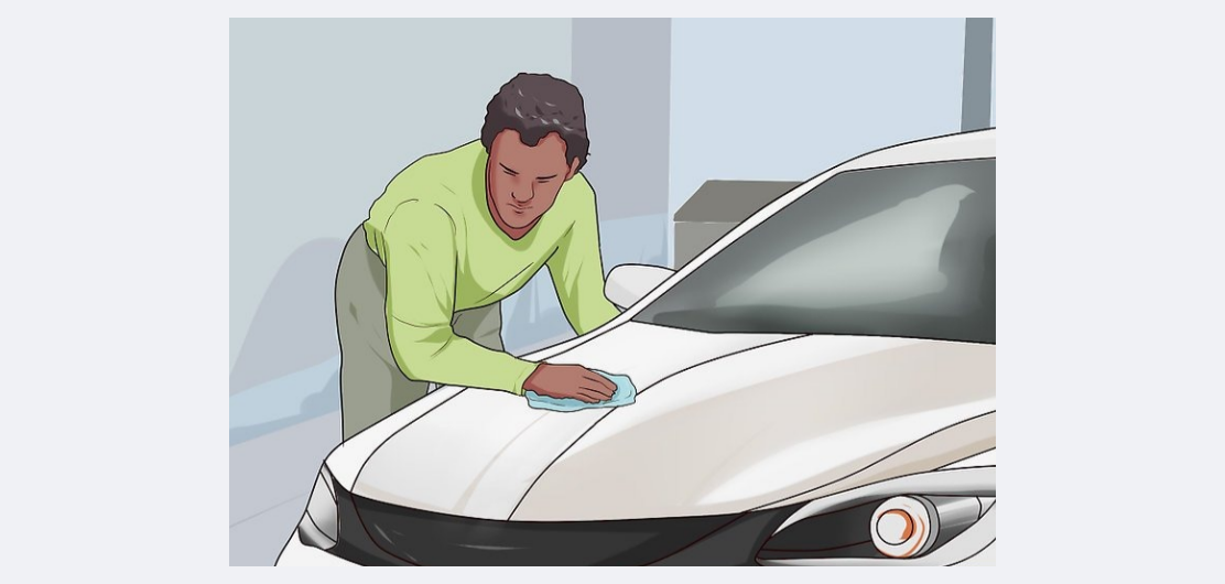 واکس را با یک حوله میکرو فایبر صیقل دهید.