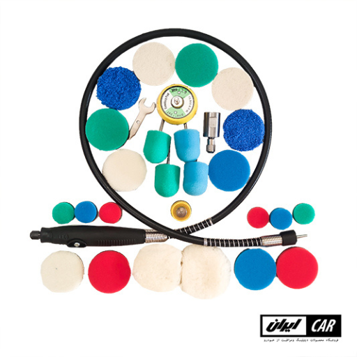 کیت 29 عددی دستگاه پولیش مینیاتوری انگشتی رویال دیتیل مدل ROYAL DETAIL Mini Rotary Polishing System