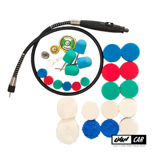 کیت 29 عددی دستگاه پولیش مینیاتوری انگشتی رویال دیتیل مدل ROYAL DETAIL Mini Rotary Polishing System