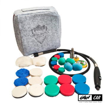 کیت 29 عددی دستگاه پولیش مینیاتوری انگشتی رویال دیتیل مدل ROYAL DETAIL Mini Rotary Polishing System
