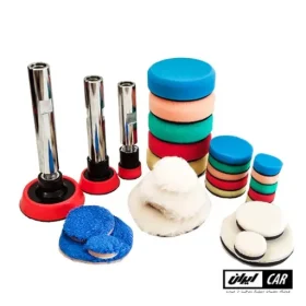 کیت 28 عددی صفحه شفت میله و پد پولیش رویال دیتیل ROYAL DETAIL Shaft Set for Rotary Polishers