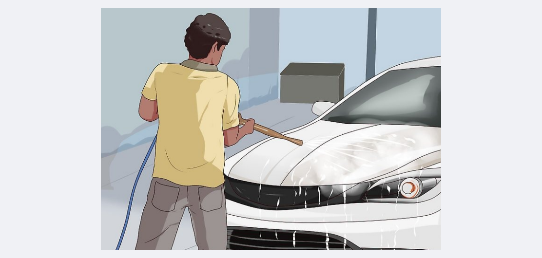 ماشین را دوباره بشویید و بگذارید خشک شود