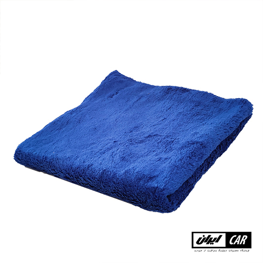 حوله مایکروفایبر ابی رویال دیتیل مدل Royal Detail Blue Microfiber Towel