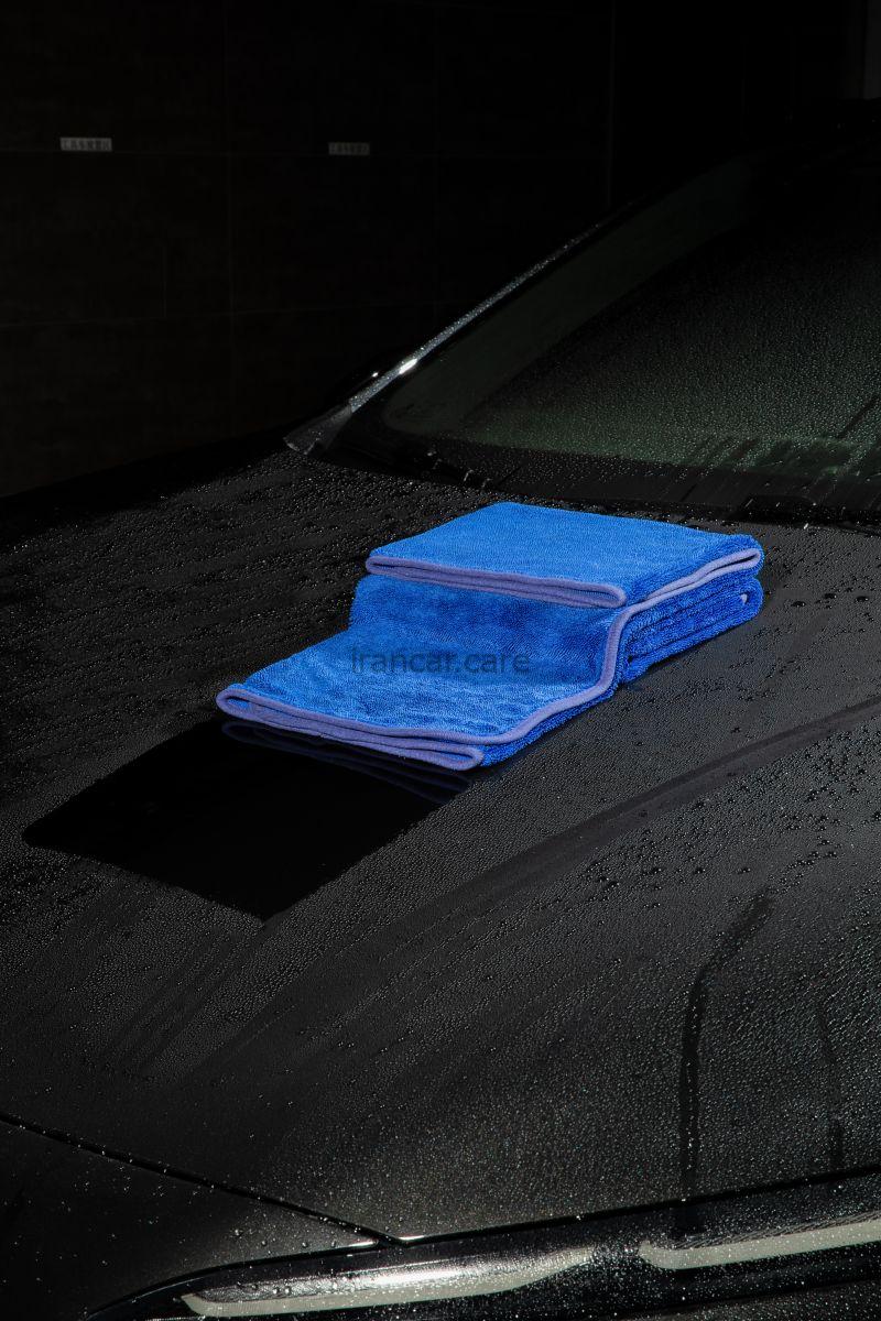 دستمال میکروفایبر مگنتی مخصوص خشک کردن بدنه خودرو 65*80 مدل SGCB Super Absorbent Towel
