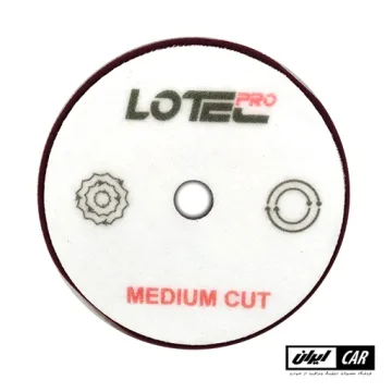 پد پولیش دوال اکشن متوسط لوتک پرو Lotec Pro Dual Action Medium Cut Pad 125mm