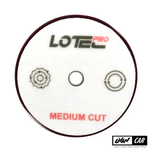 پد پولیش دوال اکشن متوسط لوتک پرو Lotec Pro Dual Action Medium Cut Pad 125mm
