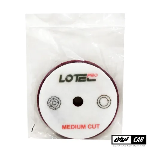 پد پولیش دوال اکشن متوسط لوتک پرو Lotec Pro Dual Action Medium Cut Pad 125mm