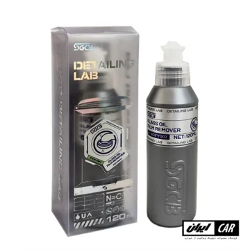 مایع پاک کننده لکه آب و چربی شیشه خودرو مدل SGCB 500ml Glass Oil Film Remover